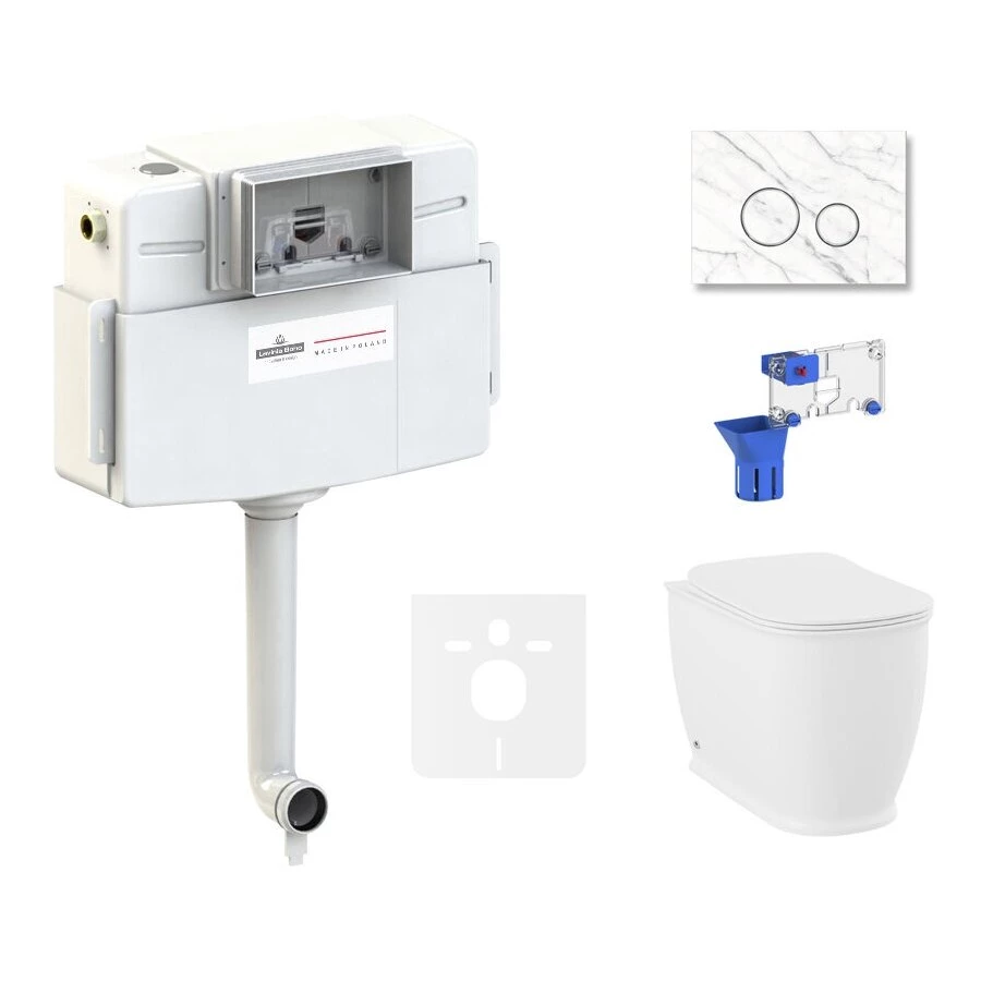 Унитаз Lavinia Boho Relfix Bell Pro 87551017 (комплект 5 в 1)