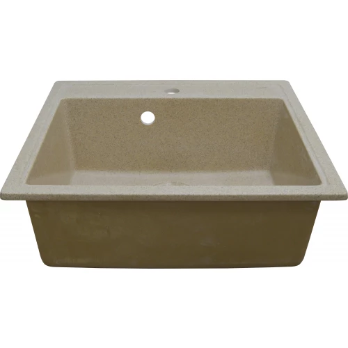Кухонная мойка Azario Litos искусственный мрамор цвет песочный CS00078326 57x50.5x20 см