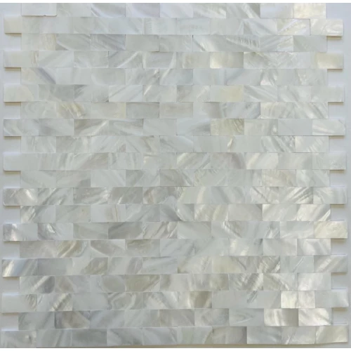 Мозаика из натурального перламутра Pixel mosaic Перламутр чип 15*30 мм сетка Pix753 30х28,5 см