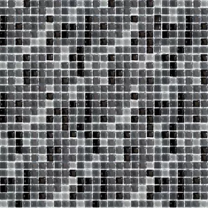 Мозаика Colori Viva Levanto черная стеклянная 1x1 CV10074 29.8x29.8 см
