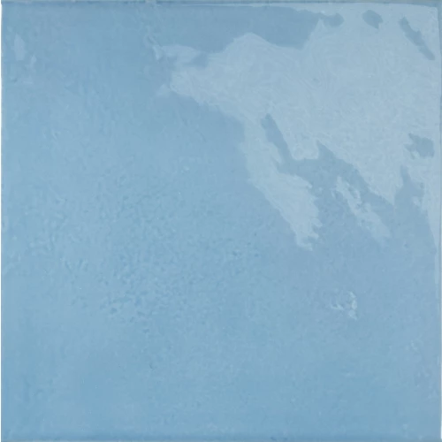 Плитка керамическая Equipe Вилледж Азуре Блуе / Village Azure Blue глянцевая голубая 25625 13,2х13,2 см
