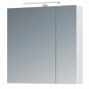 Зеркало шкаф Vigo Plaza 700 навесной со светильником zsh.PLA.70.El 70x70 см