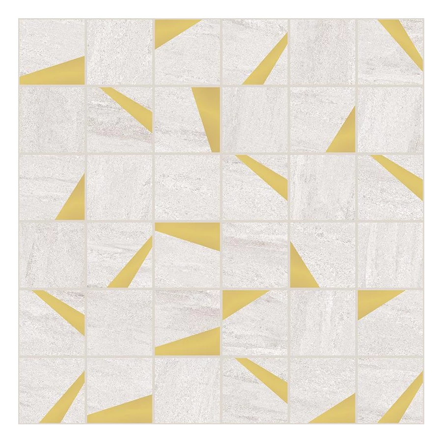 Плитка настенная Laparet Granel Мозаика Pearl матовая серая MM13162 30x30 см