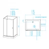 Душевая кабина RGW AN-207 411320792-95 белый 120*90 см