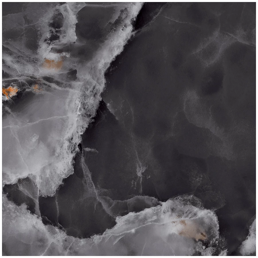 Керамогранит Laparet Andora Black полированный чёрный 60х60 см