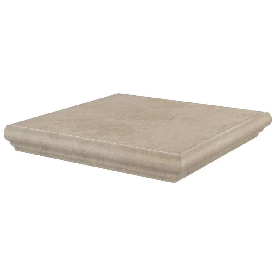 Ступень угловая Kerama Marazzi Хадду матовая бежевая KM4040G0001NGTA 34x34 см