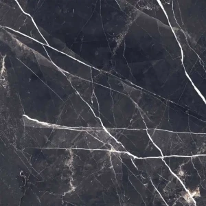 Керамогранит Imola Ceramica Calacatta CAL.BLACK 60 RM матовый черный 60x60 см