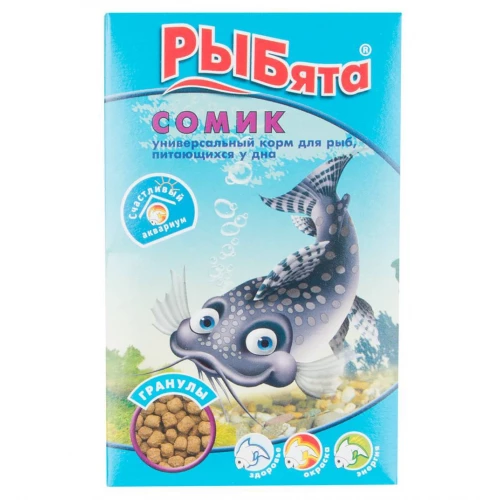 Универсальный корм для донных рыб в гранулах Зоомир РЫБята сомик 554 35 г