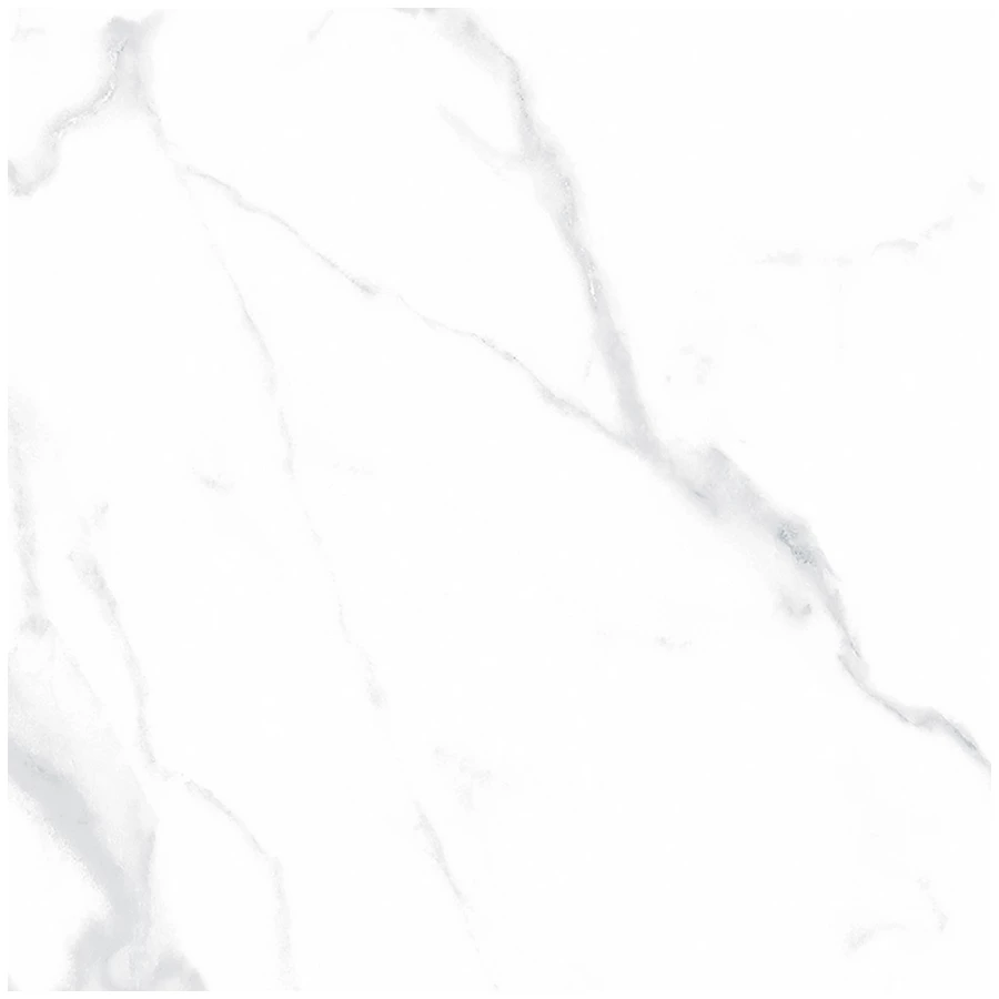 Керамогранит Ceradim Statuario Justice Grey Полированный белый 60х60 см