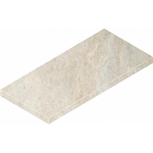 Ступень угловая левая из керамогранита Italon Магма Айс матовая бежевая 620070002955 60х33 см