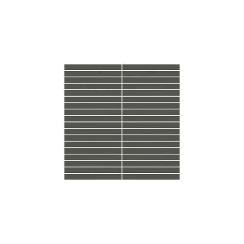 Мозаика Italon Форум Петрол Стрип матовая черная 610110001408 30х30 см