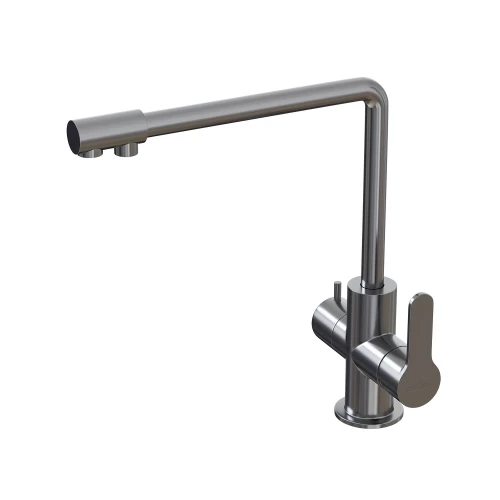 Смеситель для кухни 35k MixLine MLSS-03201 подкл. к фильтру 543617 сатин