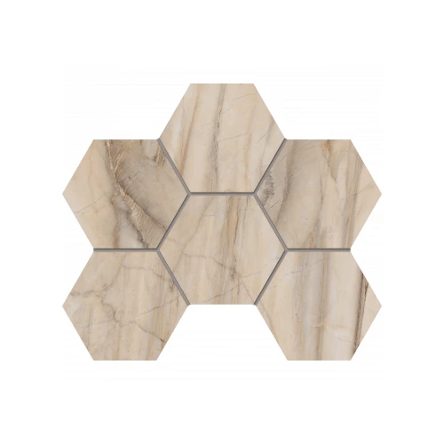 Мозаика Estima Bernini BR01 Hexagon неполированная 67338 28,5х25 см