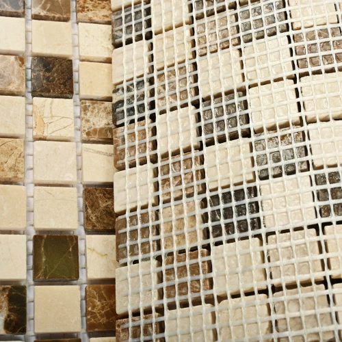 Мозаика Bonaparte Каменная мозаика Elite 15х15 матовая бежевая 30,5х30,5 см