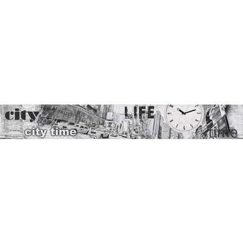 Бордюр InterCerama Viva серый 50*7 см