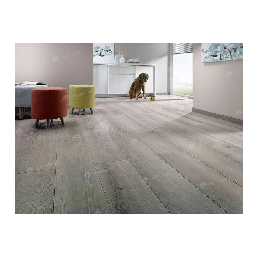 Ламинат Homflor Strong Durban серо-коричневый 437 33 класс 12 мм