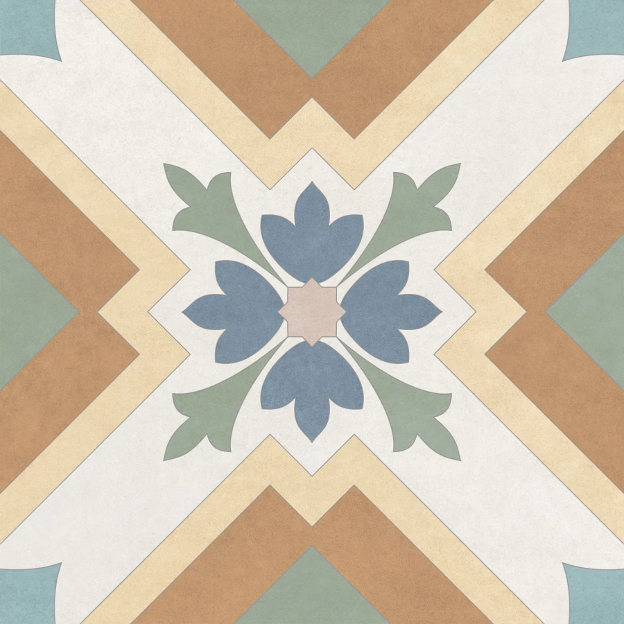 Керамогранит New Trend Design Art Mix 4 матовый многоцветный GP2020DMX55 20х20 см