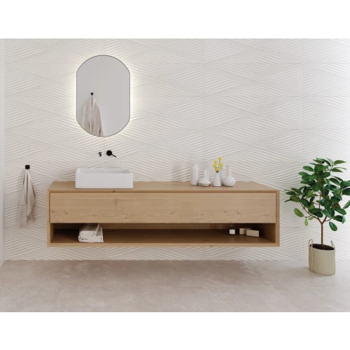 Плитка настенная Peronda Донна Санд Десор / Donna Sand Decor матовая бежевая 40288 100х33,3 см