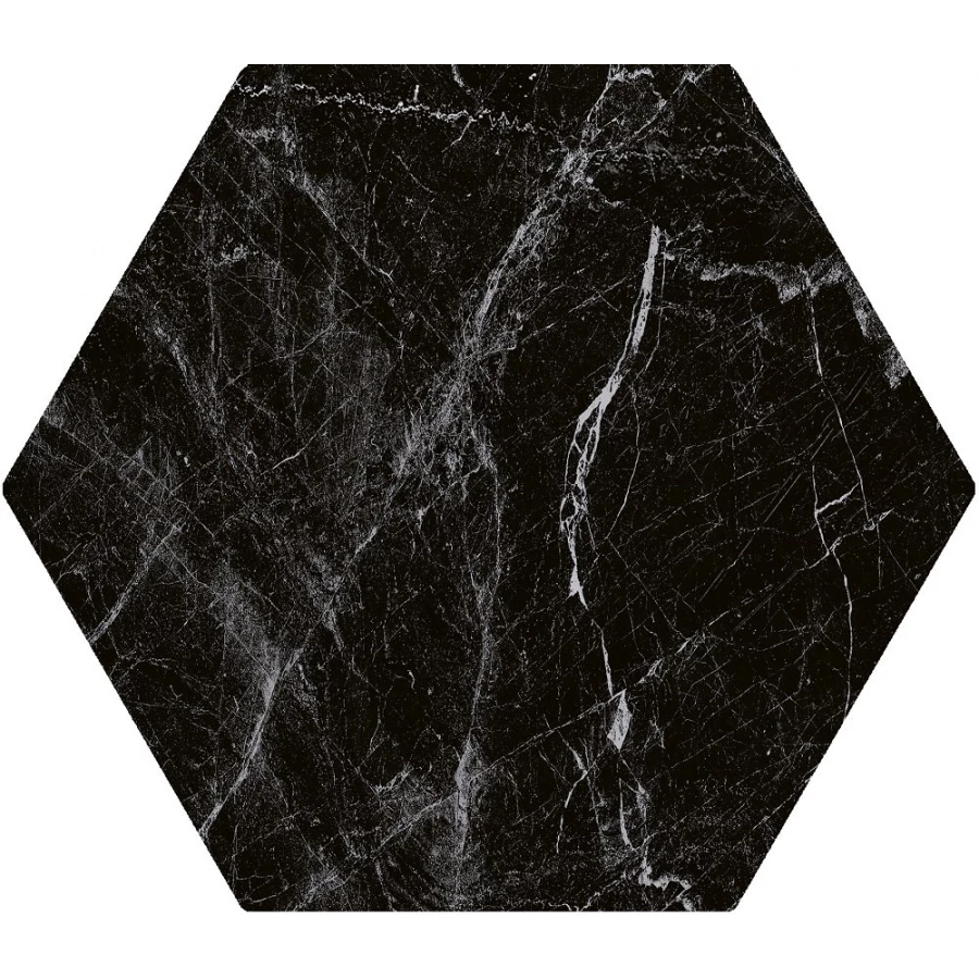 Керамогранит Atrium Cosmo Black Hex ATR00008 24х20 см