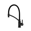Смеситель Haiba для кухни с гибким изливом черный HB73644-7