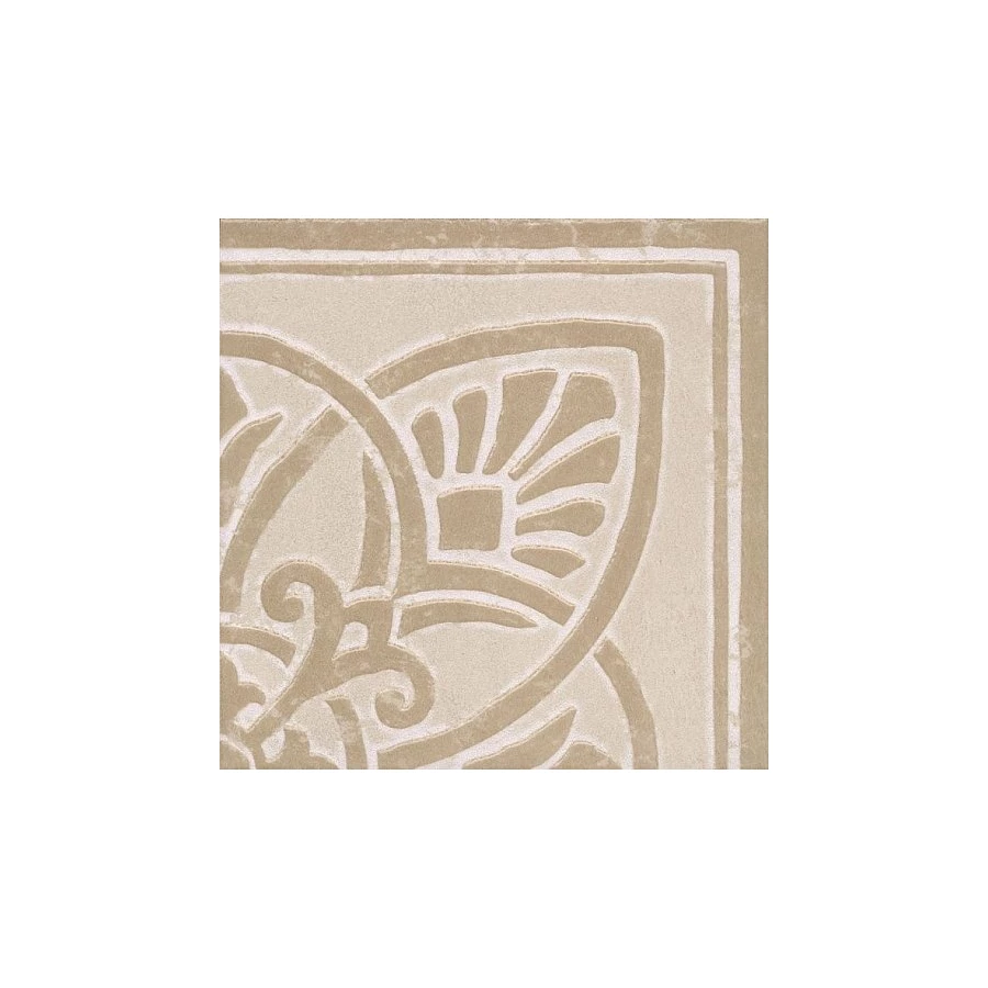 Декор Kerama Marazzi Про Стоун ковёр угол светлый бежевый 30х30 см