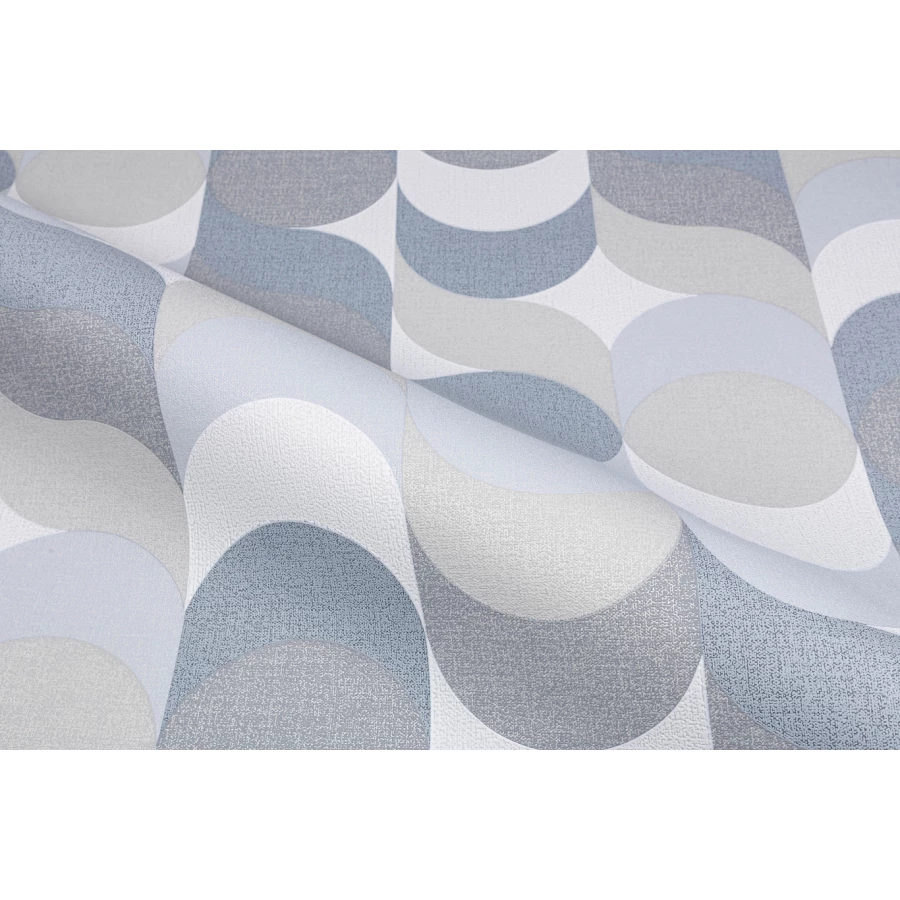 Обои флизелиновые Palitra Home Confetti HomeColor голубые HC31185-46 1,06х10,05 м