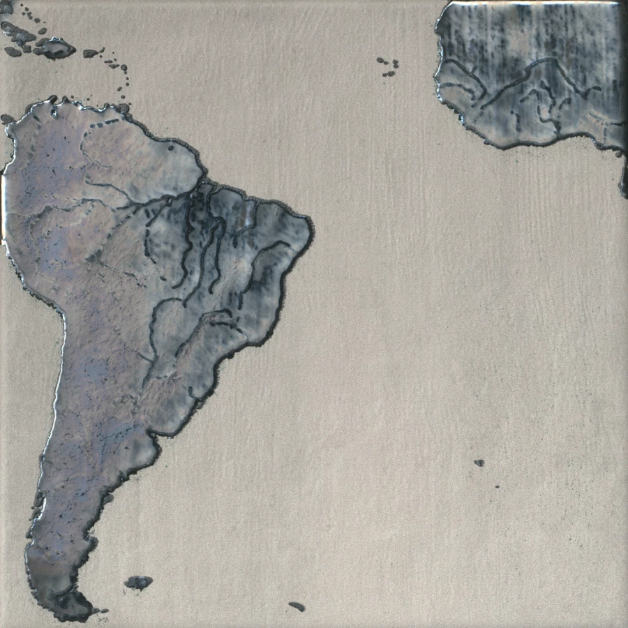 Панно Kerama Marazzi Вокруг Света 8 частей 20х20 полуматовое серо-бежевое OS/A249/8x/5285 80x40 см