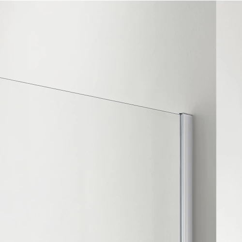 Душевая перегородка Aquatek Walk in с держателем профиль хром стекло прозрачное AQ WIW 10020CH 100х200 см
