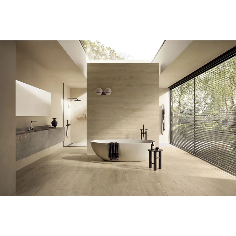 Керамогранит Isla Tiles Легни Д Италиа Ольмо Масселло / Legni D Italia Olmo Massello матовый бежевый 1007111 120х30 см