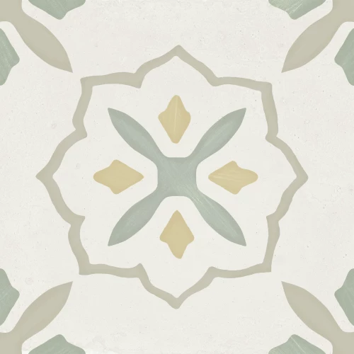 Керамогранит Harmony Peronda Llevant Taupe Cross LT матовый бело-зеленый 3386040463 22,3х22,3 см