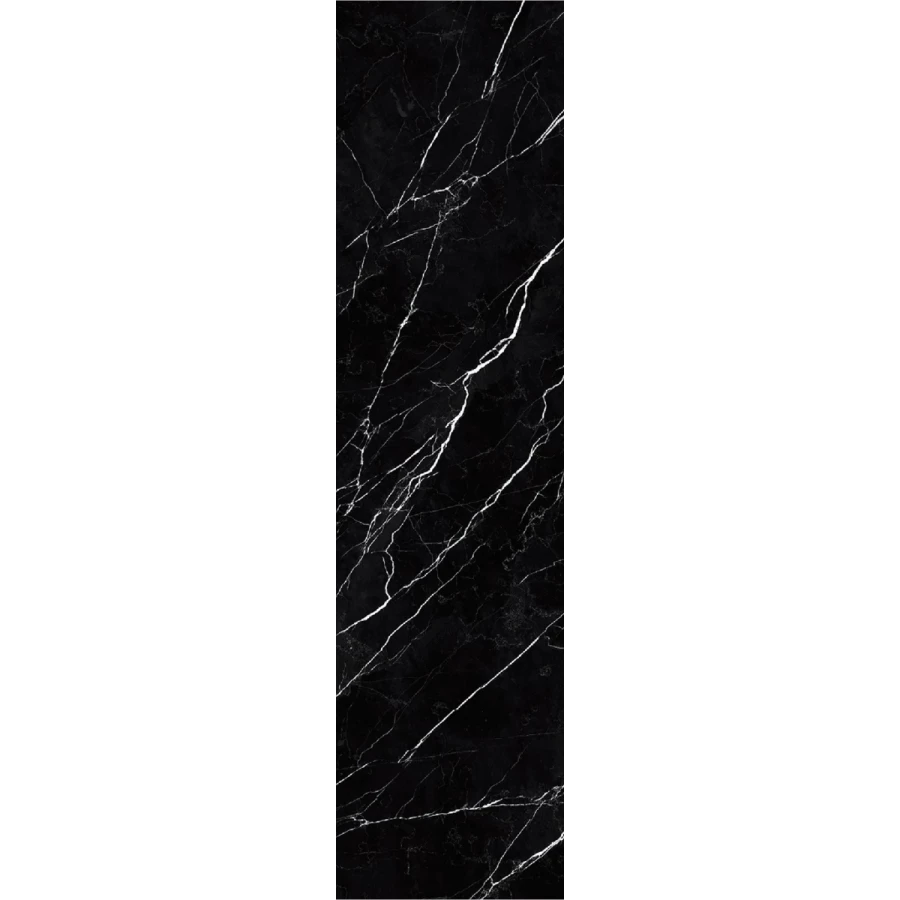Керамогранит StaroSlabs Polished Black Marquina Polished глянцевый черный 320х80 см