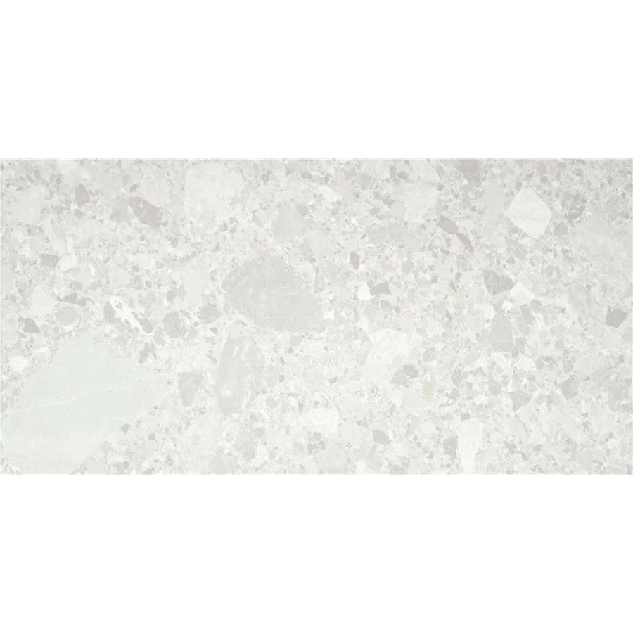 Керамогранит Stn ceramica Inlay Light Pul Rect глянцевый белый 120х60 см