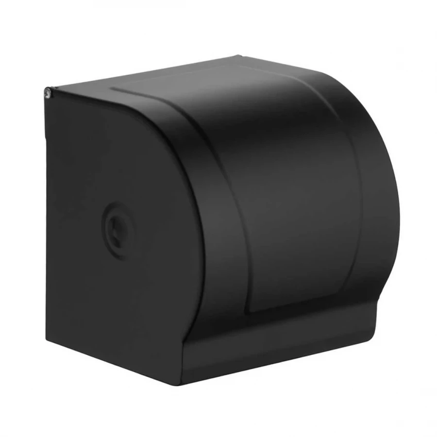 Держатель Fashun для туалетной бумаги черный A7501-7