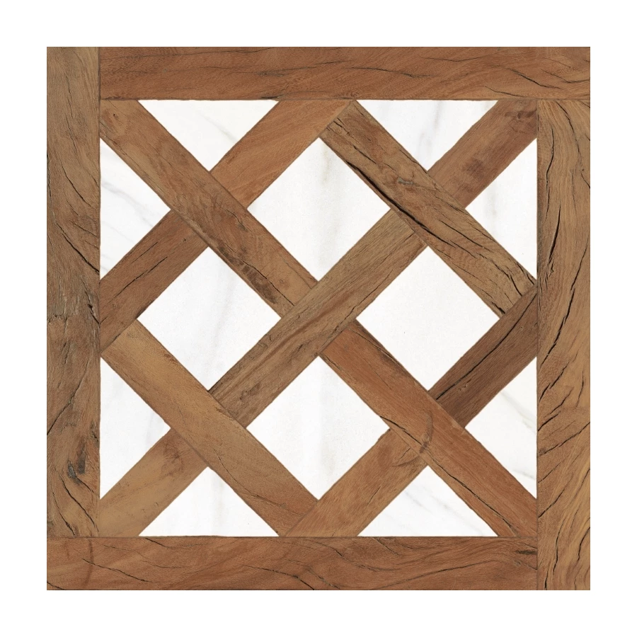 Плитка напольная Peronda FS Forest Mix матовая бело-коричневая 0100338321 45x45 см