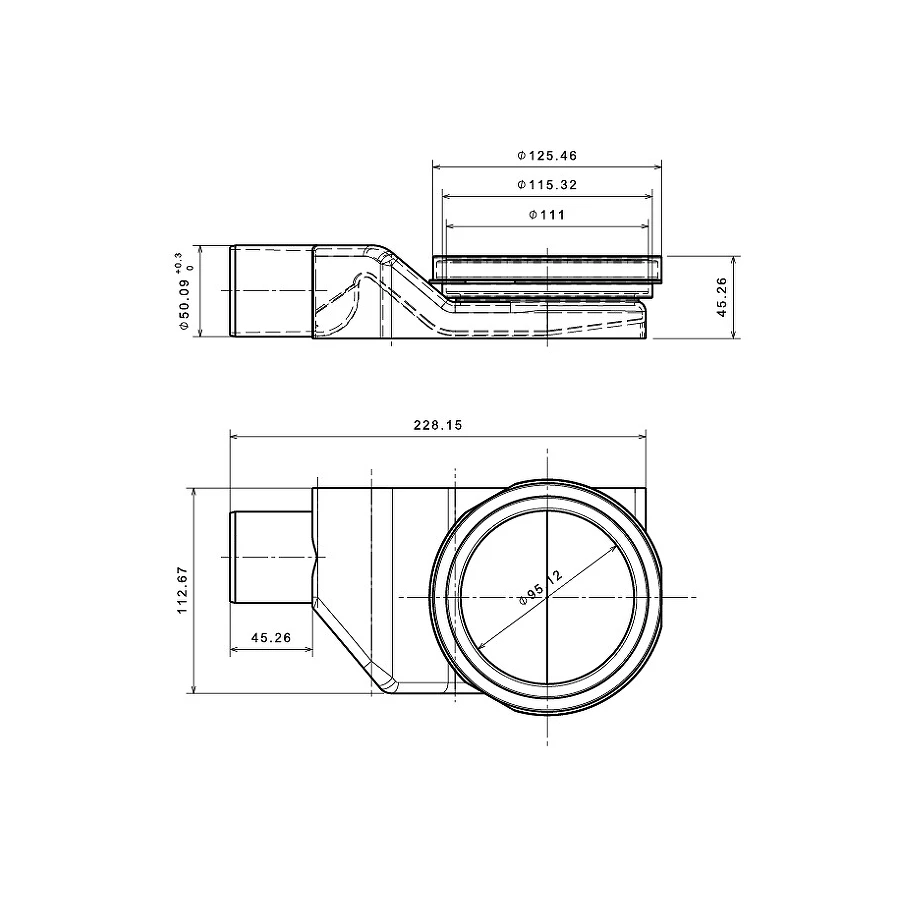 Душевой лоток Bettoserb 750 Net Line 13702518