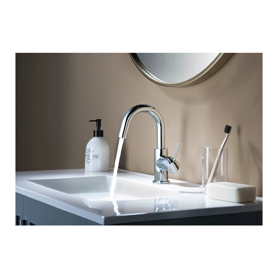 Смеситель Aquatek Европа для раковины без донного клапана хром AQ1307CR