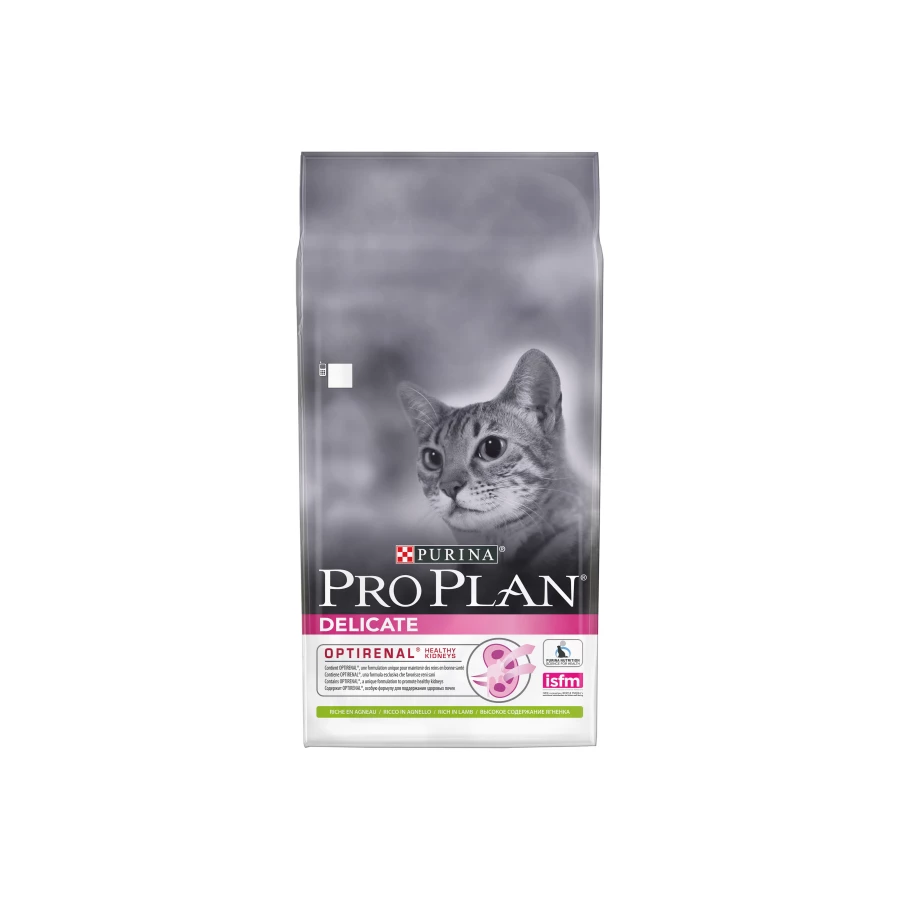 Сухой корм для кошек с чувствительным пищеварением ProPlan Delikate с комплексом Optirenal с ягненком 10 кг