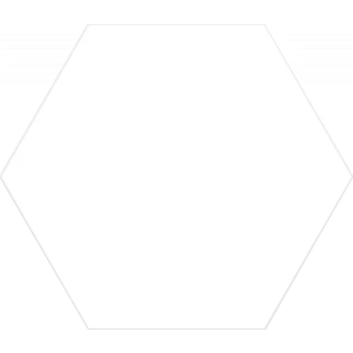 Керамогранит Codicer Basic Hex.25 White 25x22 см