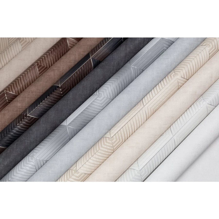 Обои флизелиновые Palitra Home Wood Line серый HC72259-44 1,06х10,05 м