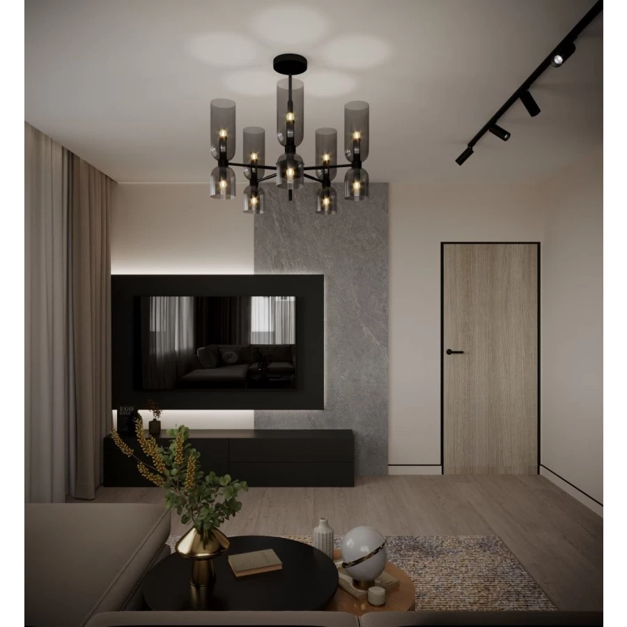 Керамогранит Bonaparte Ground Grey Rect Matt матовый серый 120х60 см