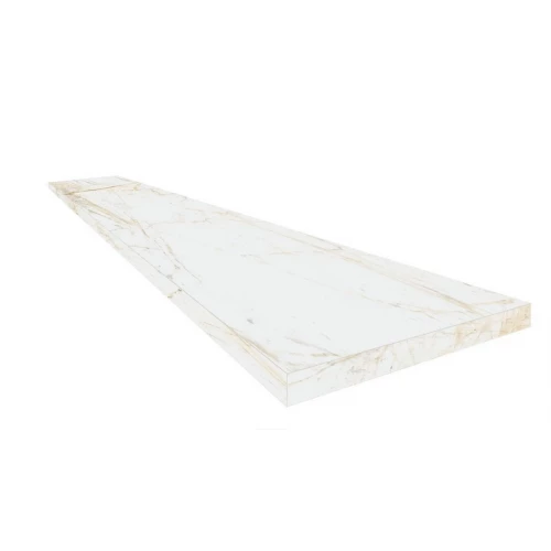 Ступень Угловая Правая ColiseumGres Canova Канова Уайт матовая белая 620070002808 60х33 см