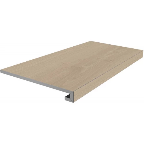 Ступень клееная из керамогранита Kerama Marazzi Альберони матовая светло-бежевая SG643420R/GCF 60х33 см