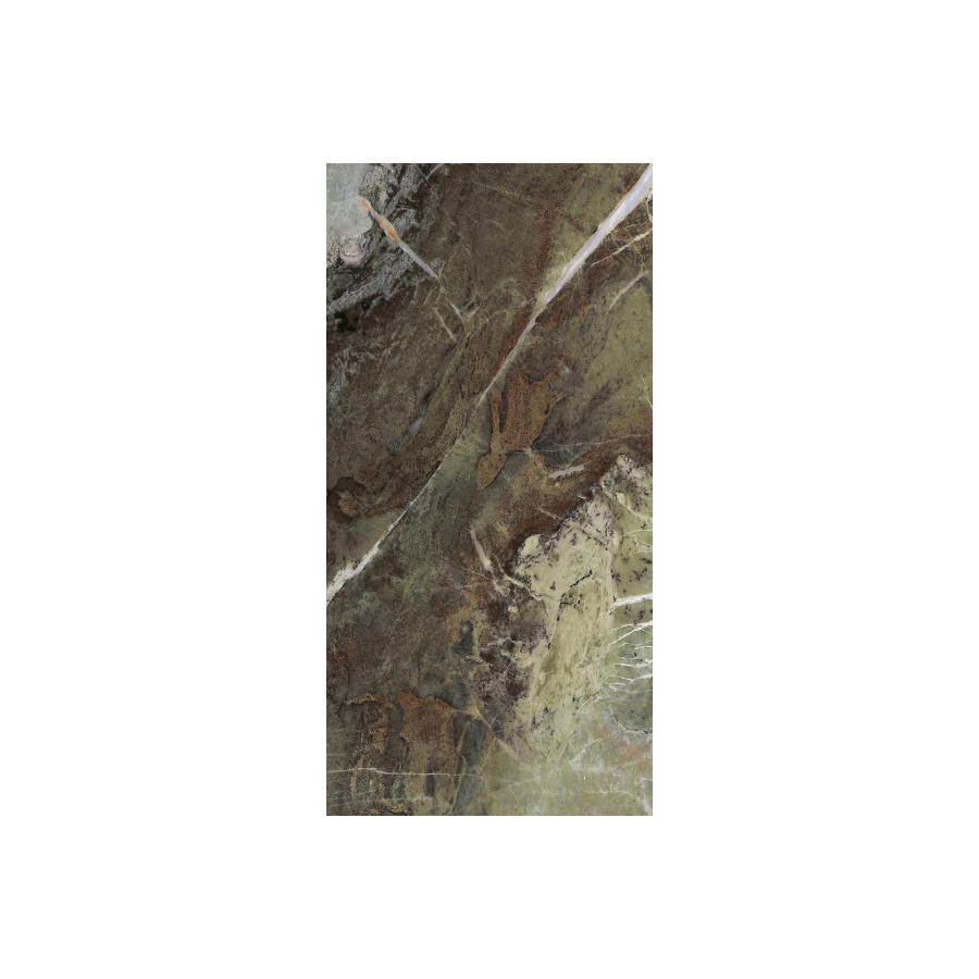 Керамогранит Rex Ceramiche Heritage Luxe Emerald Glossy Ret 9 мм 775051 120х60 см