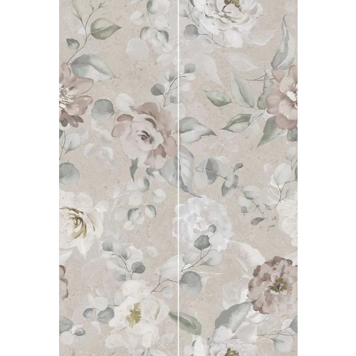 Панно 1 Kerama Marazzi Риккарди серый светлый матовый обрезной AZ\A051\2x\14058R 120х80 см