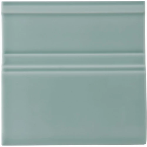 Плитка керамическая Adex Нери Родапие Cласиcо Сеа Греен / Neri Rodapie Clasico Sea Green глянцевая зеленая ADNE5631 15х15 см