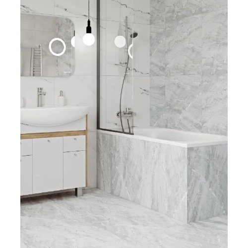 Керамический гранит Dako Genio светло-серый E-3021/MR 60х60 см