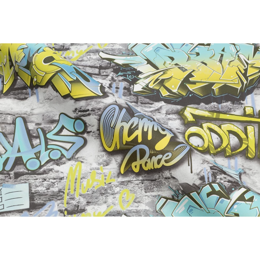 Обои флизелиновые Palitra Home HomeColor Daim зеленые HC71906-44 1.06х10.05 м