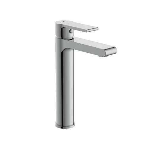 Смеситель для раковины высокий Cersanit Brasko однорычажный клик клак 63024