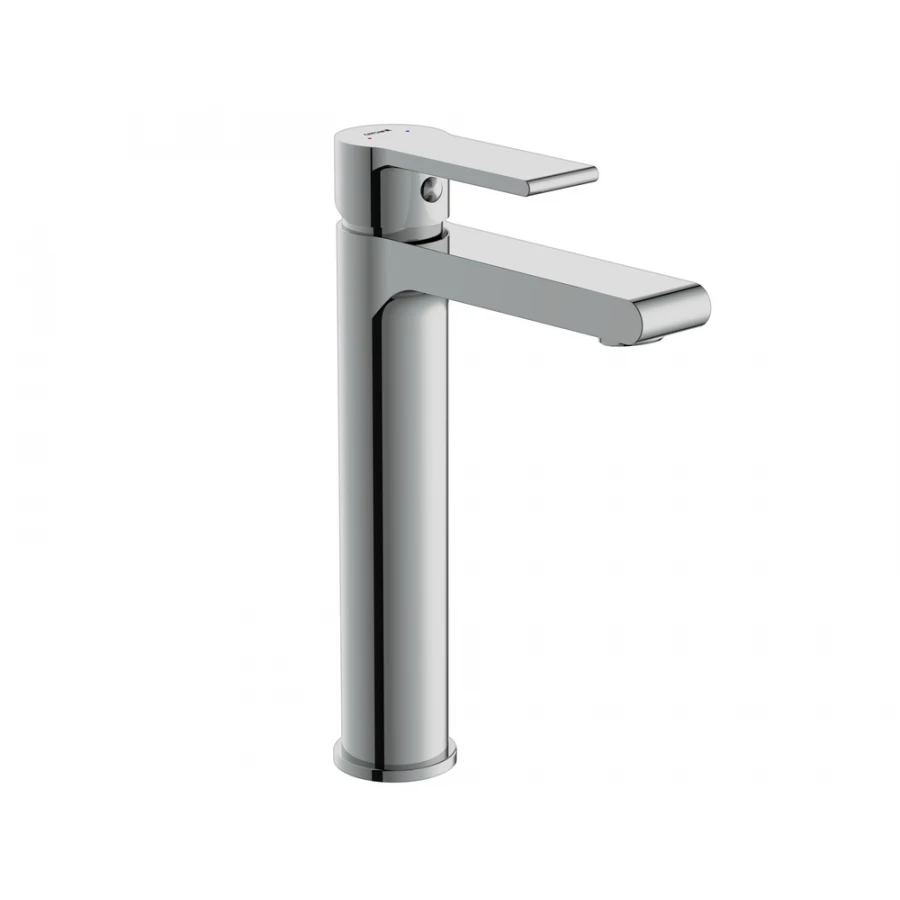 Смеситель для раковины высокий Cersanit Brasko однорычажный клик клак 63024