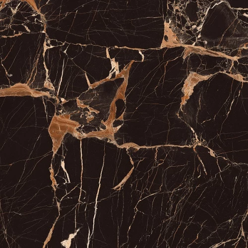 Керамогранит Italica Tiles Black Gold Glamour глянцевый черный ITL70783 60х60 см